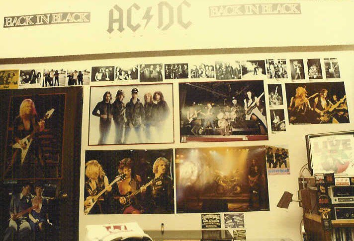 Wade Brooks’s heavy metal bedroom at his dad’s Genesta Walk townhouse in 1981, photograph 5
