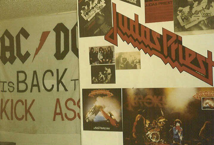 Wade Brooks’s heavy metal bedroom at his dad’s Genesta Walk townhouse in 1981, photograph 9
