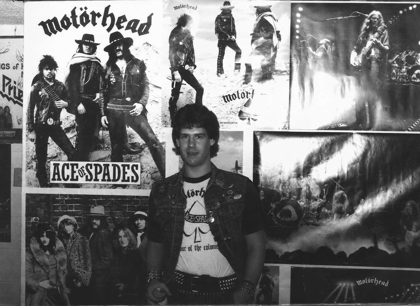 Wade Brooks’s heavy metal bedroom at his dad’s Genesta Walk townhouse in 1981, photograph 16