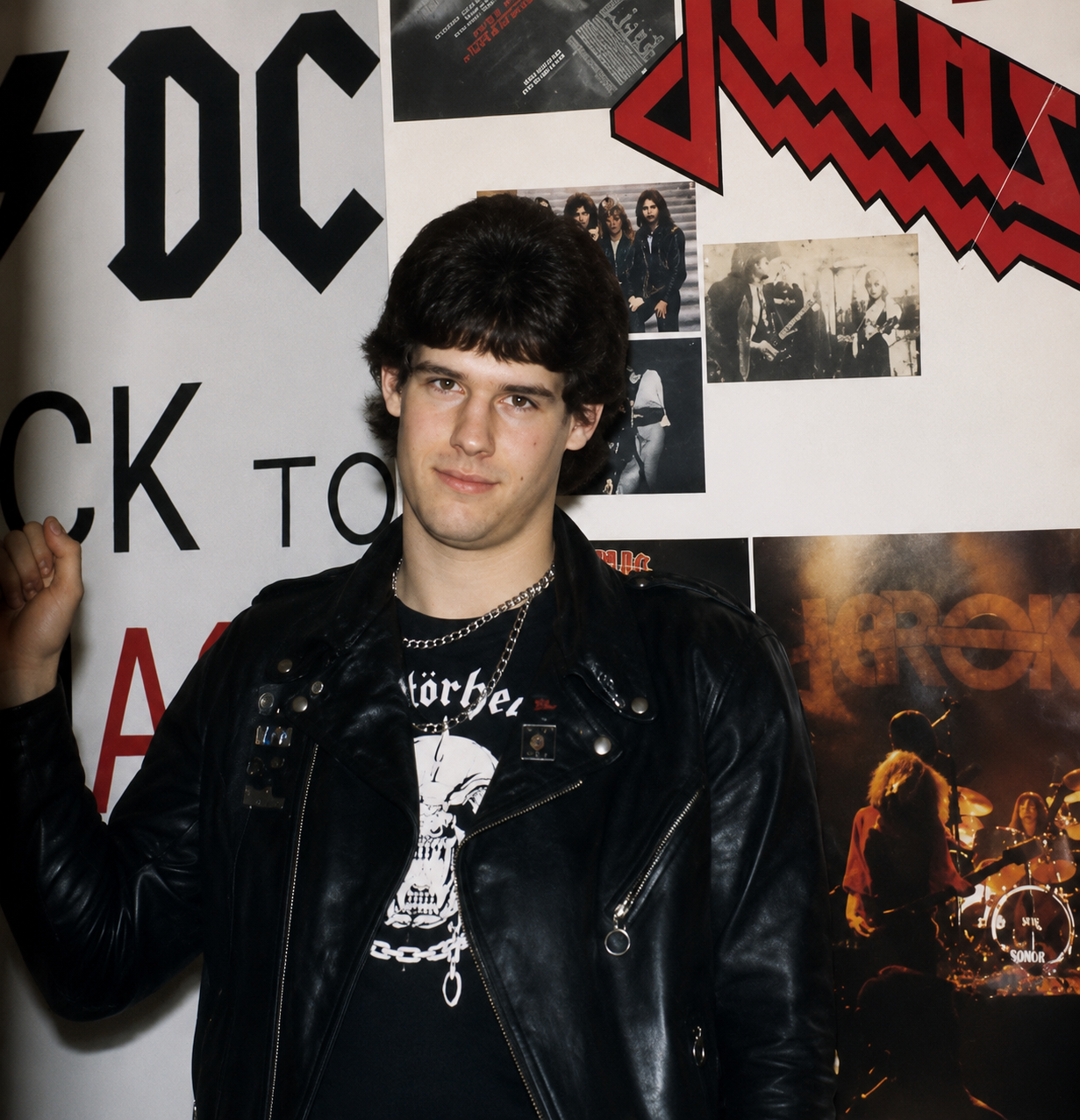 Wade Brooks’s heavy metal bedroom at his dad’s Genesta Walk townhouse in 1981, photograph 17